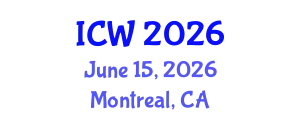 International Conference on Water (ICW) June 15, 2026 - Montreal, Canada