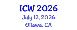 International Conference on Water (ICW) July 12, 2026 - Ottawa, Canada