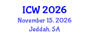 International Conference on Water (ICW) November 15, 2026 - Jeddah, Saudi Arabia