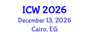 International Conference on Water (ICW) December 13, 2026 - Cairo, Egypt