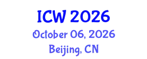 International Conference on Water (ICW) October 06, 2026 - Beijing, China