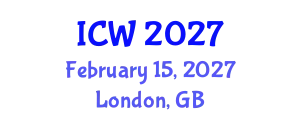 International Conference on Water (ICW) February 15, 2027 - London, United Kingdom
