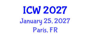 International Conference on Water (ICW) January 25, 2027 - Paris, France