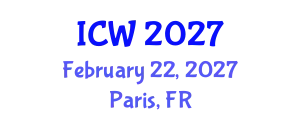 International Conference on Water (ICW) February 22, 2027 - Paris, France