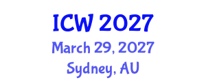 International Conference on Water (ICW) March 29, 2027 - Sydney, Australia
