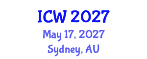International Conference on Water (ICW) May 17, 2027 - Sydney, Australia