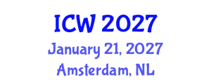International Conference on Water (ICW) January 21, 2027 - Amsterdam, Netherlands