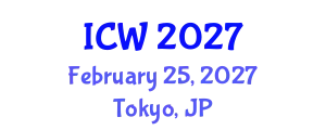 International Conference on Water (ICW) February 25, 2027 - Tokyo, Japan