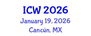 International Conference on Water (ICW) January 19, 2026 - Cancún, Mexico