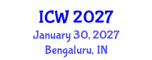 International Conference on Water (ICW) January 30, 2027 - Bengaluru, India