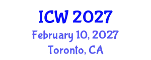 International Conference on Water (ICW) February 10, 2027 - Toronto, Canada