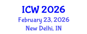 International Conference on Water (ICW) February 23, 2026 - New Delhi, India