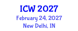 International Conference on Water (ICW) February 24, 2027 - New Delhi, India