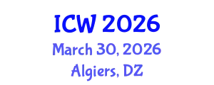International Conference on Water (ICW) March 30, 2026 - Algiers, Algeria