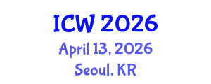 International Conference on Water (ICW) April 13, 2026 - Seoul, Republic of Korea