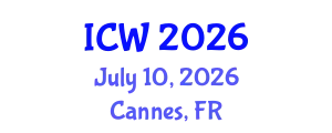 International Conference on Water (ICW) July 10, 2026 - Cannes, France