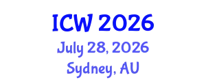 International Conference on Water (ICW) July 28, 2026 - Sydney, Australia