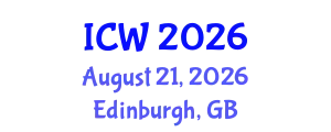 International Conference on Water (ICW) August 21, 2026 - Edinburgh, United Kingdom