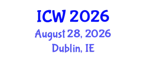 International Conference on Water (ICW) August 28, 2026 - Dublin, Ireland