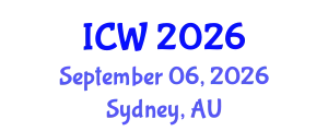 International Conference on Water (ICW) September 06, 2026 - Sydney, Australia