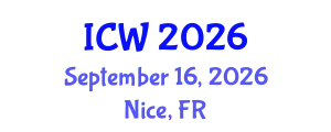 International Conference on Water (ICW) September 16, 2026 - Nice, France