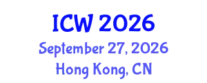 International Conference on Water (ICW) September 27, 2026 - Hong Kong, China