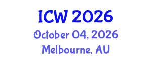 International Conference on Water (ICW) October 04, 2026 - Melbourne, Australia