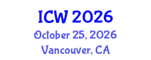 International Conference on Water (ICW) October 25, 2026 - Vancouver, Canada