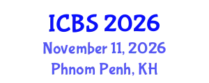 International Conference on Bioimaging and Sensing (ICBS) November 11, 2026 - Phnom Penh, Cambodia