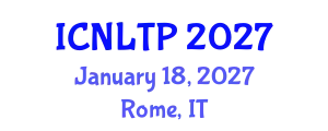 International Conference on Nanotechnology and Low Temperature Physics (ICNLTP) January 18, 2027 - Rome, Italy