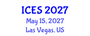 International Conference on Environmental Sciences (ICES) May 15, 2027 - Las Vegas, United States