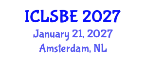 International Conference on Life Science and Biological Engineering (ICLSBE) January 21, 2027 - Amsterdam, Netherlands