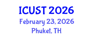 International Conference on Underground Space Technology (ICUST) February 23, 2026 - Phuket, Thailand