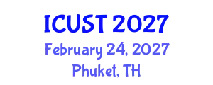 International Conference on Underground Space Technology (ICUST) February 24, 2027 - Phuket, Thailand