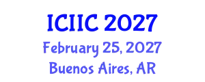 International Conference on Information and Intelligent Computing (ICIIC) February 25, 2027 - Buenos Aires, Argentina