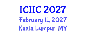 International Conference on Information and Intelligent Computing (ICIIC) February 11, 2027 - Kuala Lumpur, Malaysia