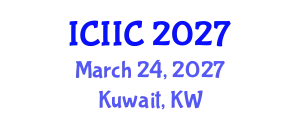 International Conference on Information and Intelligent Computing (ICIIC) March 24, 2027 - Kuwait, Kuwait