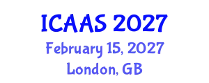 International Conference on Agriculture and Animal Science (ICAAS) February 15, 2027 - London, United Kingdom