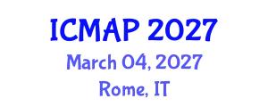 International Conference on Medicinal and Aromatic Plants (ICMAP) March 04, 2027 - Rome, Italy