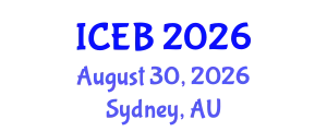 International Conference on Ecosystems and Biodiversity (ICEB) August 30, 2026 - Sydney, Australia