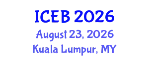International Conference on Ecosystems and Biodiversity (ICEB) August 23, 2026 - Kuala Lumpur, Malaysia