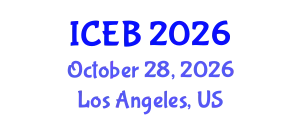 International Conference on Ecosystems and Biodiversity (ICEB) October 28, 2026 - Los Angeles, United States