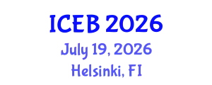 International Conference on Ecosystems and Biodiversity (ICEB) July 19, 2026 - Helsinki, Finland