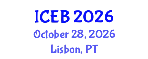 International Conference on Ecosystems and Biodiversity (ICEB) October 28, 2026 - Lisbon, Portugal