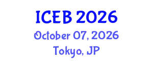 International Conference on Ecosystems and Biodiversity (ICEB) October 07, 2026 - Tokyo, Japan