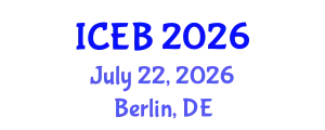 International Conference on Ecosystems and Biodiversity (ICEB) July 22, 2026 - Berlin, Germany