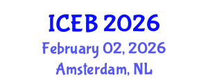 International Conference on Ecosystems and Biodiversity (ICEB) February 02, 2026 - Amsterdam, Netherlands