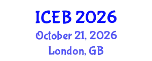 International Conference on Ecosystems and Biodiversity (ICEB) October 21, 2026 - London, United Kingdom