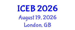 International Conference on Ecosystems and Biodiversity (ICEB) August 19, 2026 - London, United Kingdom