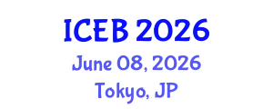 International Conference on Ecosystems and Biodiversity (ICEB) June 08, 2026 - Tokyo, Japan